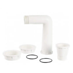 Aqualux - Raccord coudé pour vanne 1'1/2 pour filtre cocoon 15m3