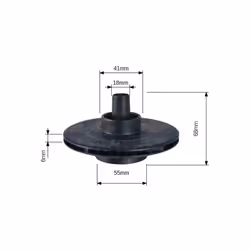 Turbine pour pompe PULSO 200M, PUL221, DEL SAS référence ZDPU57.Type de produit: Pièce détachée de pompe piscineDescription:  ...