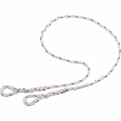 La LONGE CORDE TORONNÉE Diam. 12, 2 BOUCLES COSSEES - LONGUEUR 1 M 50 DELTA PLUS (référence LO007150) est un équipement de pr ...