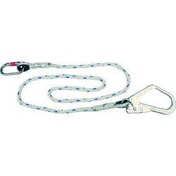 Delta Plus - longe 1,5M avec connecteur grande ouverture blanc