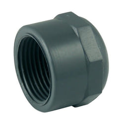 Raccord PVC pression - Bouchon PVC pression à visser F 11/4