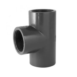 Té PVC pression - Raccord à visser - Diamètre 1/2 - Pression 16 bars