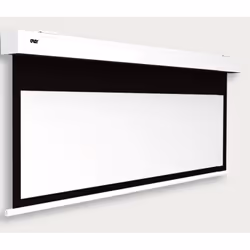 ITB ORSQ2B4130232, Motorisée, 2,32 m, 130 cm, 16:9, Blanc mat, Noir, Blanc