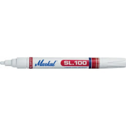 Markal Marqueurs Industriel SL.100 Blanc (Par 12)