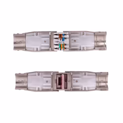 Uniformatic 25181 connecteur de fils RJ-45 Métallique