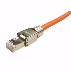 Ce connecteur de chantier CAT6A permet de raccorder sans outil une fiche RJ45 mâle directement sur du câble Monobrin. Compati ...