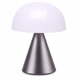 LEXON Mina L, Gris, Métallique, Acrylonitrile-Butadiène-Styrène (ABS), Aluminium, Chambre à coucher, Chambre d'enfant, Couloi ...