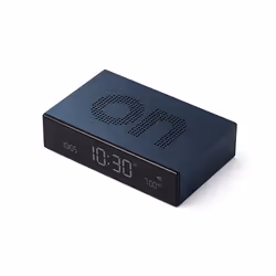 LEXON Flip Premium Réveil numérique Bleu