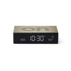 LEXON Flip Premium Réveil numérique Or