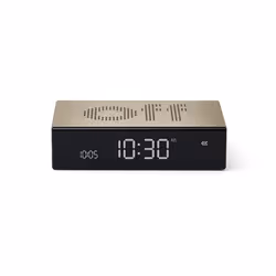 LEXON Flip Premium Réveil numérique Or