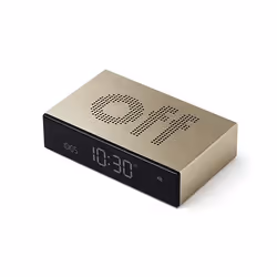 LEXON Flip Premium Réveil numérique Or - Vue supplémentaire 4