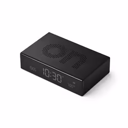 LEXON Flip Premium Réveil numérique Noir