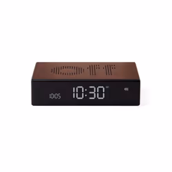 LEXON Flip Premium Réveil numérique Bronze