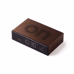LEXON Flip Premium Réveil numérique Bronze
