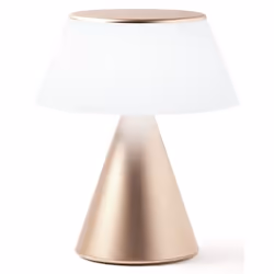 LEXON Luma L, Or, Acrylonitrile-Butadiène-Styrène (ABS), Aluminium, Verre, Chambre à coucher, Chambre d'enfant, Couloir, Bure ...