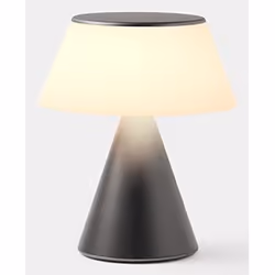 LEXON Luma L, Gris, Métallique, Acrylonitrile-Butadiène-Styrène (ABS), Aluminium, Verre, Chambre à coucher, Chambre d'enfant, ...