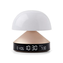 LEXON Mina Sunrise Réveil numérique Or