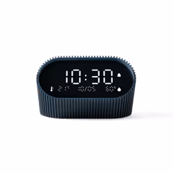 LEXON Ray Clock Réveil numérique Bleu