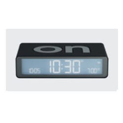 LEXON Flip Classic Réveil numérique Noir