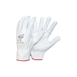 Gant cuir blanc Singer tout fleur de bovin 50F - manutention légère à sec - taille 8 - 50F08