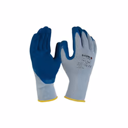 Gant enduction latex SINGER - TAC10BL - Sans couture: confort et dextérité améliorés. Fibres polyester: résitance contre frot ...