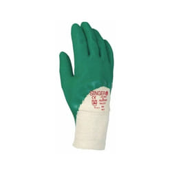 Gants latex t8 vert s/interlock