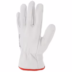 Souple et agréable pour une bonne sensibilité et une bonne préhension des objets, ce gant de travail en cuir Prosur - une mar ...
