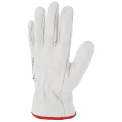 Singer - 1 paire de gants de travail cuir Safety prosur 50F - Blanc - 9 (l)