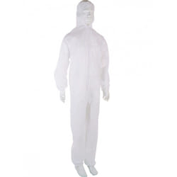 Combinaison polypropylène à capuche fermeture glissière singer - Blanc Taille xl - PLYCBC04