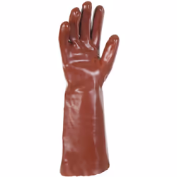 Enduction P.V.C. Simple enduction. Finition lisse. Traitement Actifresh. Support coton interlock coupé/cousu. Longueur 40 cm. ...