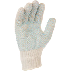 Paire de gants polyester/coton avec points pvc sur la paume - Jauge 7 - Taille unique - TC507HB - Singer