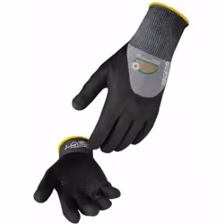 gant 3/4 enduit nitrile mousse picots nitrile sur paume t07