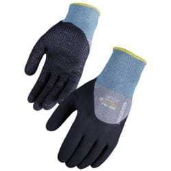 Singer - 10 paires gants nitrile enduit 3/4 safety NYMFIT01 - Noir - 9 (l) - Noir