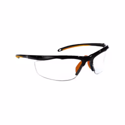 Monture en polycarbonate. Oculaire en polycarbonate. Branche fines bi-injection avec un insert antiglisse. Traité antirayures ...