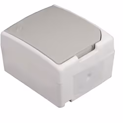 Cette prise étanche dispose d'une protection IP55. L'installation est simple et rapide et se fait en saillie par des bornes a ...
