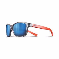 Lunettes de soleil - JULBO - Powell - Gris T Brillant - Orange Fluo - Protection Catégorie 3