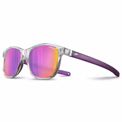Julbo Turn 2 Lunettes de Soleil Cristal Brillant-Violet Translucide Mat Taille Unique Mixte Enfant