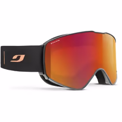 JULBO Masque de Ski Alpha - Noir et Orange Glare Control Cat3