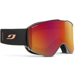 JULBO Masque de Ski Alpha - Noir et Orange Glare Control Cat3