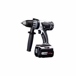 Panasonic – Perceuse visseuse à batterie 21,6V Li-ion 4,2Ah – EY7460LS2S Application : Bâtiment en général. Installations éle ...