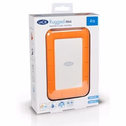 LaCie Rugged Mini disque dur externe 4 To Orange - Vue supplémentaire 8