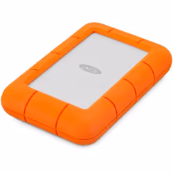LaCie Rugged Mini, 1 To, 2.5", 3.2 Gen 1 (3.1 Gen 1), 5400 tr/min, Orange, Argent