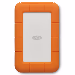 LaCie Rugged Secure disque dur externe 2 To Orange, Blanc