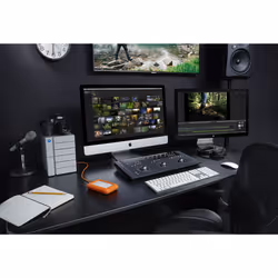 LaCie Rugged Secure disque dur externe 2 To Orange, Blanc - Vue supplémentaire 8