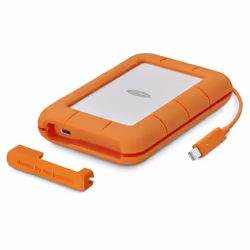 LaCie Rugged USB-C disque dur externe 5 To Gris, Jaune - Vue supplémentaire 4