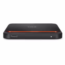 LaCie STHK2000800, 2 To, USB Type-C, 3.2 Gen 1 (3.1 Gen 1), 540 Mo/s, Noir, Orange