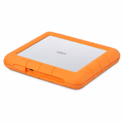 LaCie Rugged RAID Shuttle, 8 To, USB Type-C, 3.2 Gen 1 (3.1 Gen 1), 1000 Mo/s, Protection par mot de passe, Orange