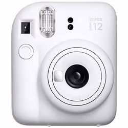 Fujifilm Instax Mini 12 Blanc - Pack Cadeau 2023, 62 x 46 mm, Bleu, 90 s, 86 x 54 mm, 2/2, 0.3 - 0.5 m