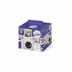 Pack Evasion Appareil Photo Instantané Fujifilm Instax Square SQ1 Blanc + 10 vues + Housse