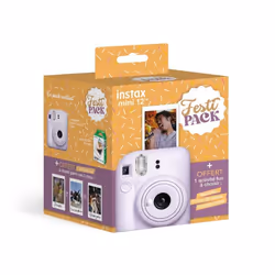 Pack Festi Appareil photo instantané Fujifilm Instax Mini 12 Lilas + Pack de film 10 vues + 1 coupon offre